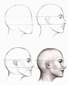 Draw A Face From The Side