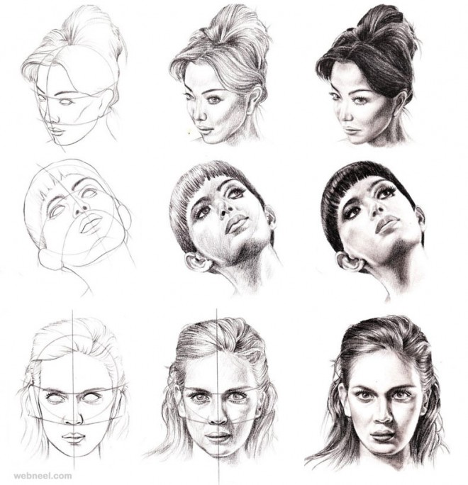 How To Draw Faces Step By Step
