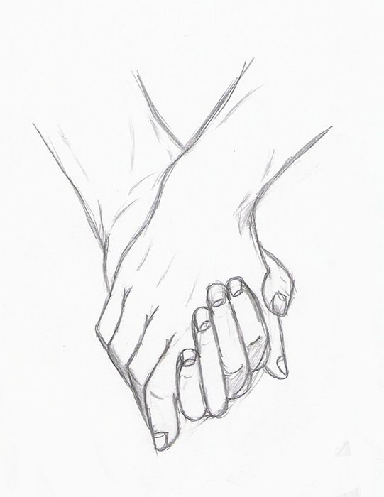 How to Draw People Holding Hands