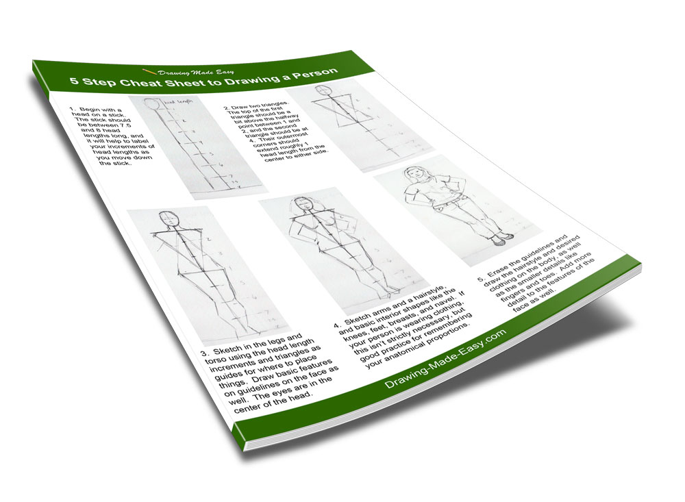 Draw Person Cheat Sheet - Drawing Made Easy